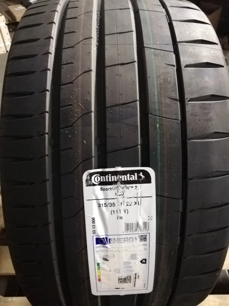 CONTINENTAL SPORTCONTACT 7 315/35R22